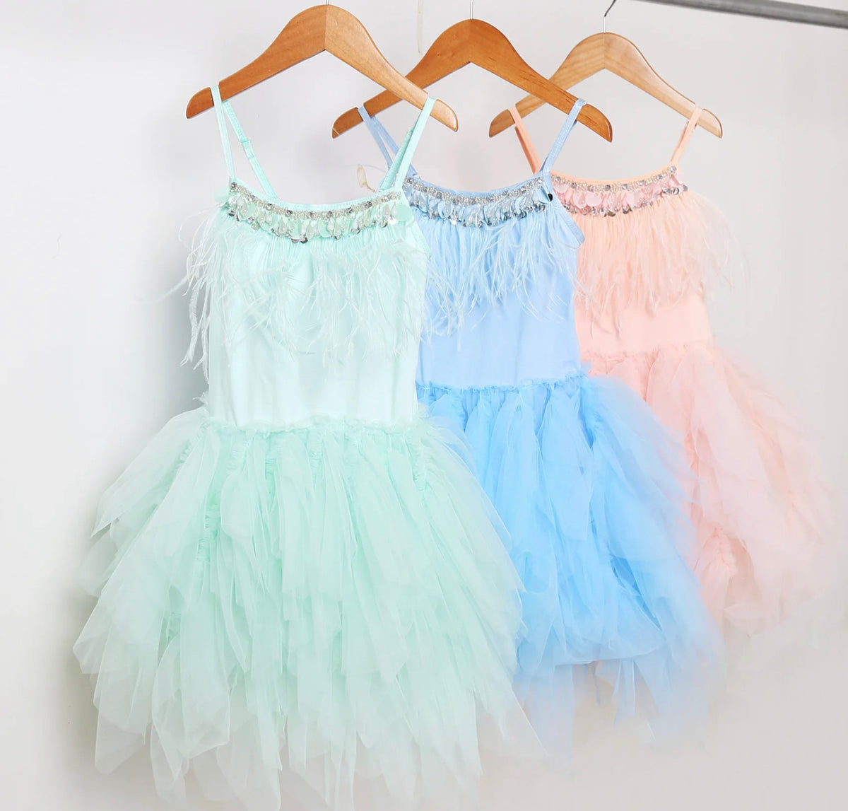 Stardust &amp; Glitter Paris Tutu Dress - Blue Sky