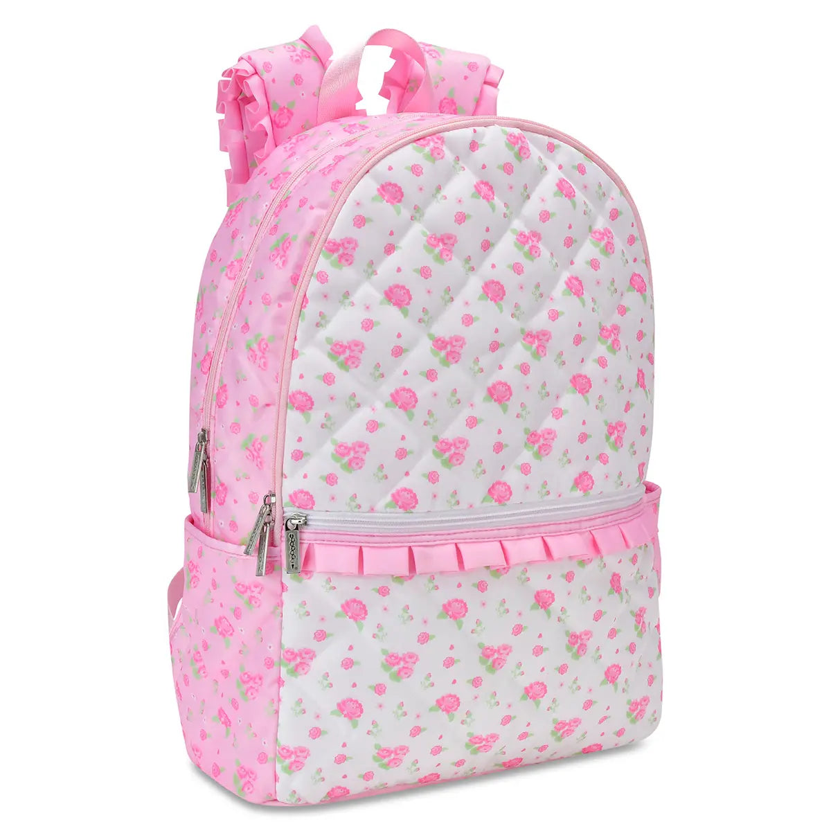 Iscream Pretty in Pink floral girls backpack