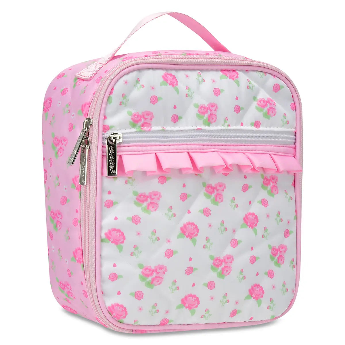 scream Pretty in Pink insulated lunch tote for girls