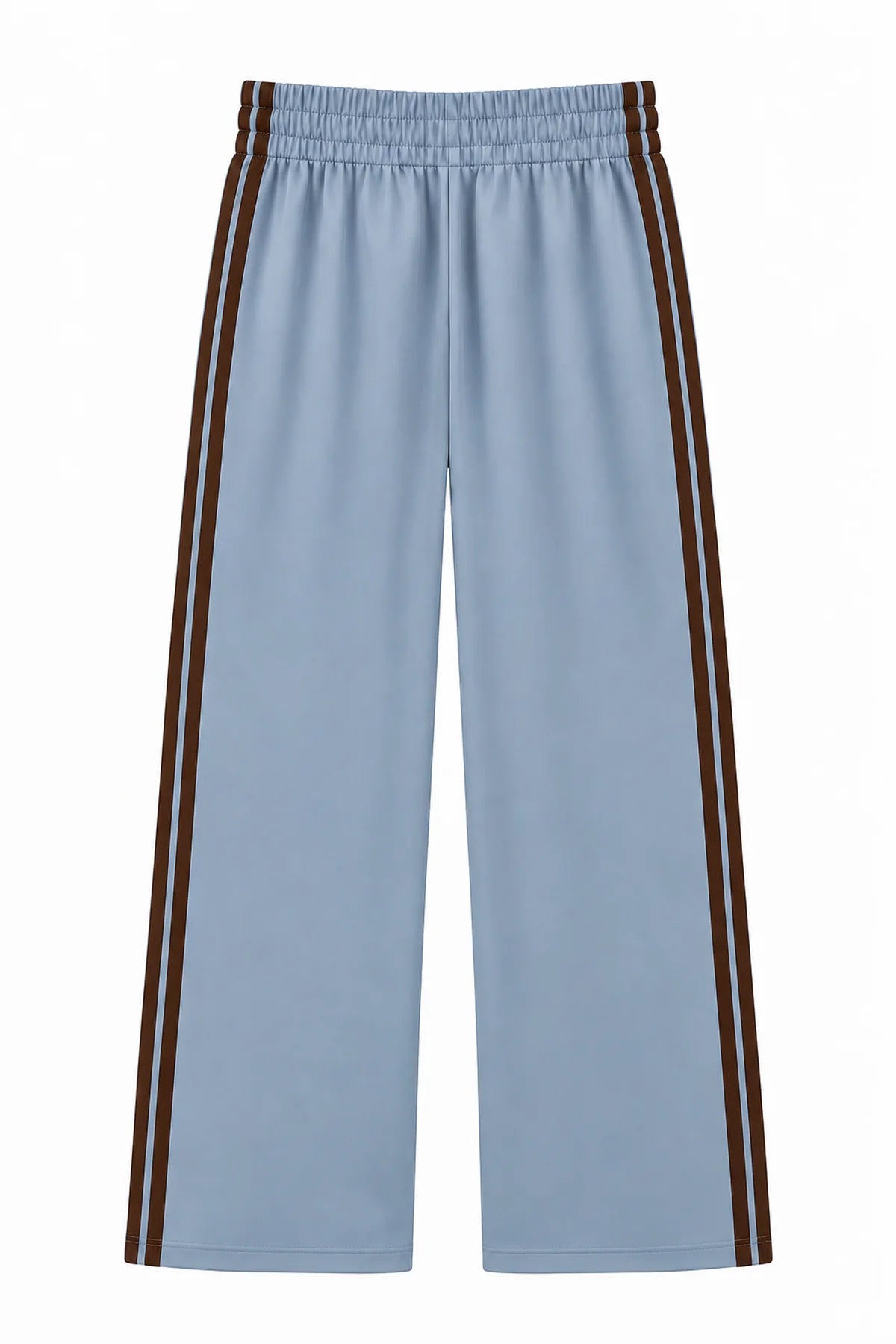 KatieJ NYC Tween Jordyn Sporty Pant - Baby Blue/Chocolate