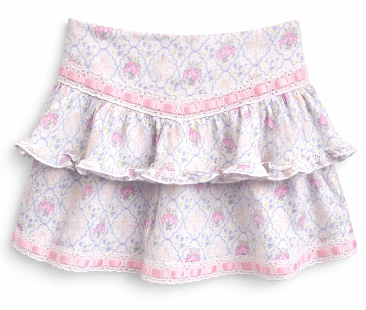 KatieJ NYC Julie Skirt- Floral Bouquet