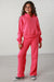 KatieJ NYC Dylan Wideleg Sweatpant- Vintage Rose