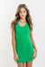 Kaveah Rib Tank Dress - Kelly Green  * Preorder*