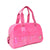 'Love' Hot Pink Plush Duffel Bag