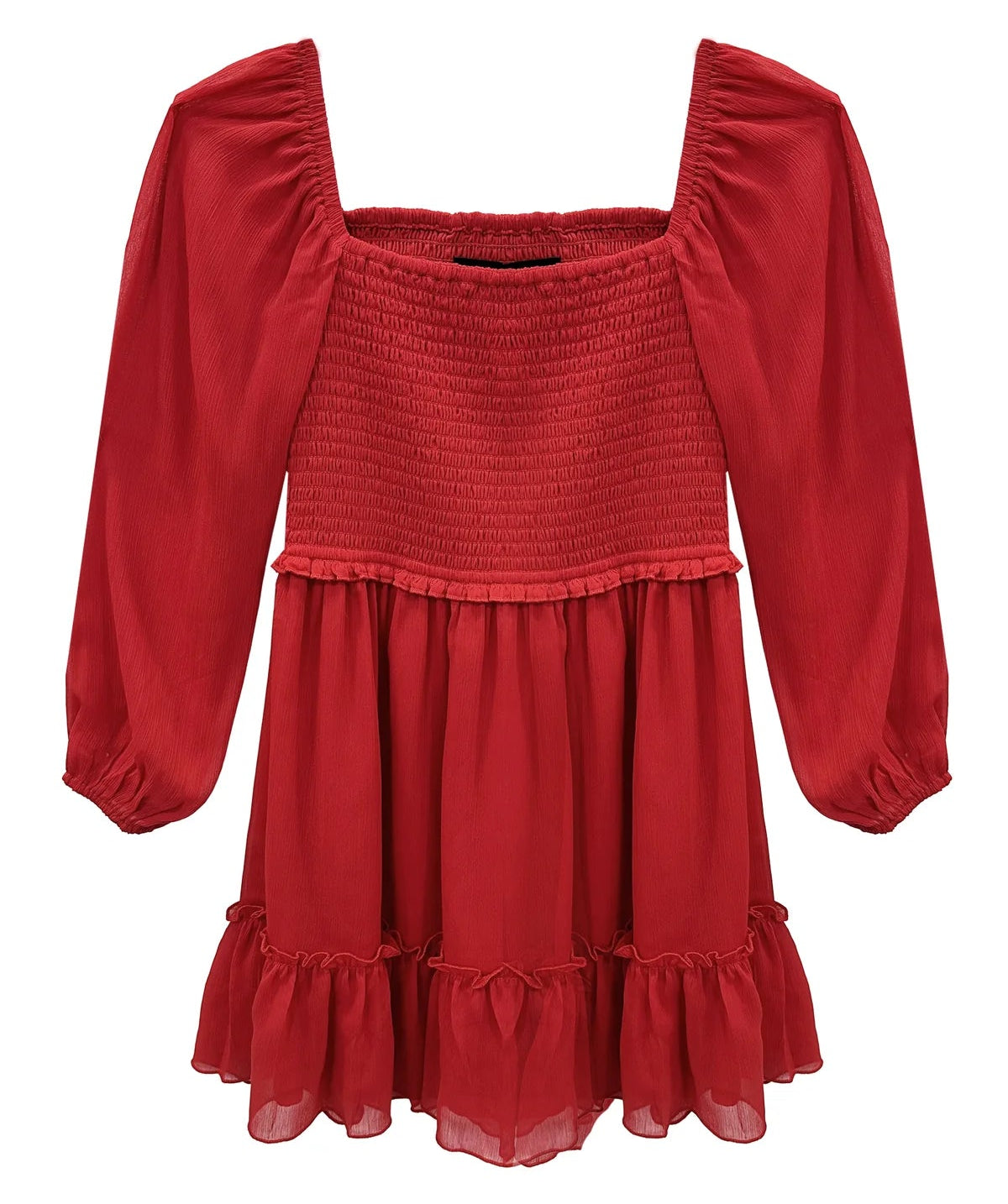 KatieJ NYC Tween Molly Dress - Red