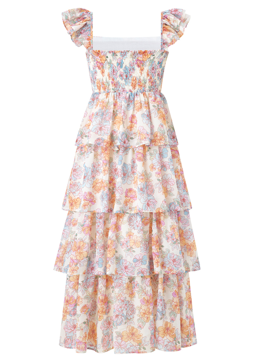 Luxury girls floral maxi dress by Marlo Kids Australia