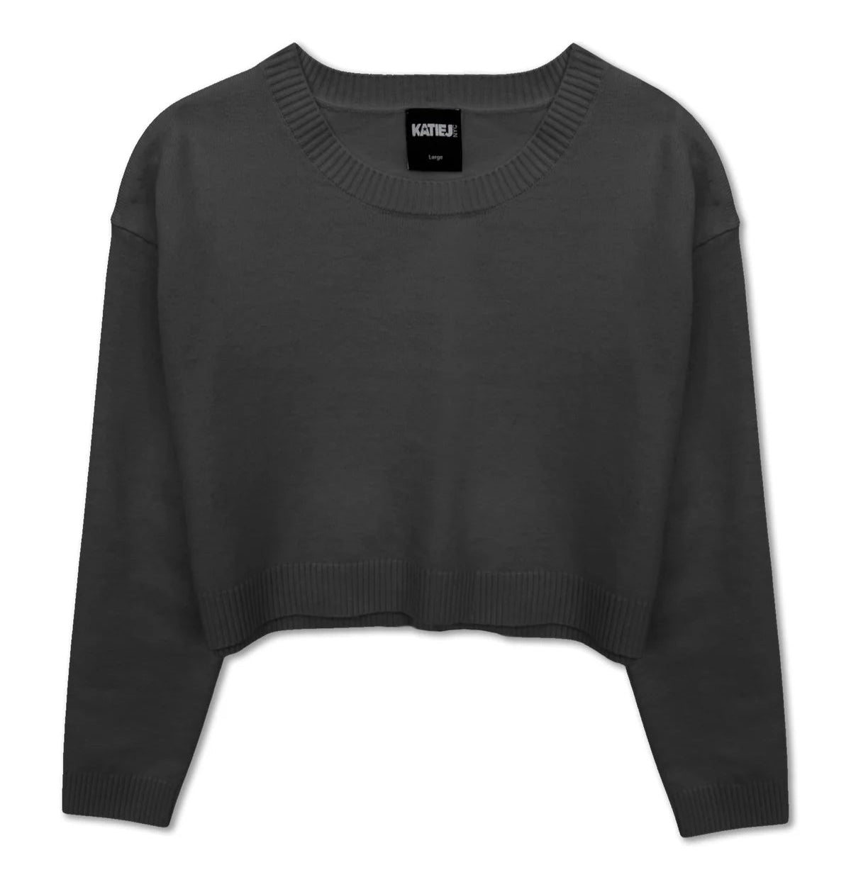 TWEEN GIRLS BLACK SWEATER