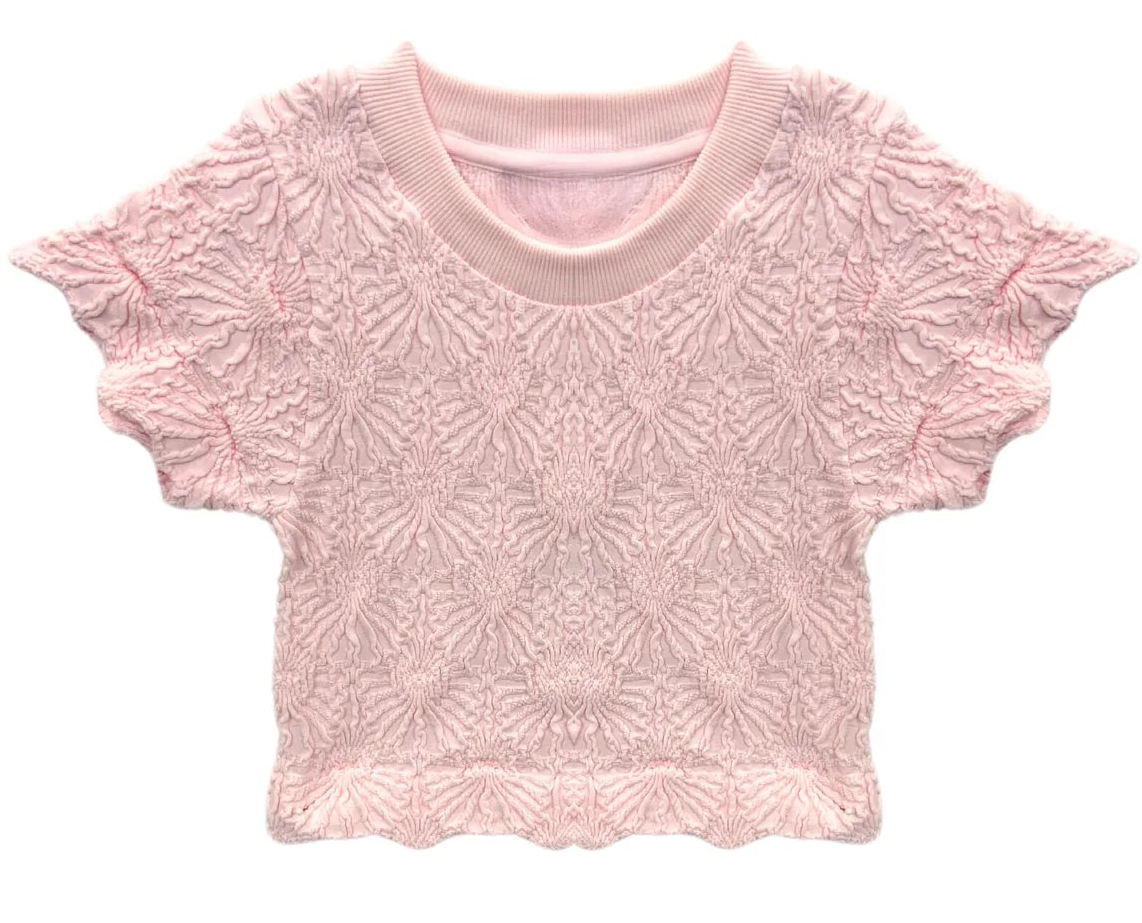 KatieJ NYC Tween Maizie Tee - Baby Pink