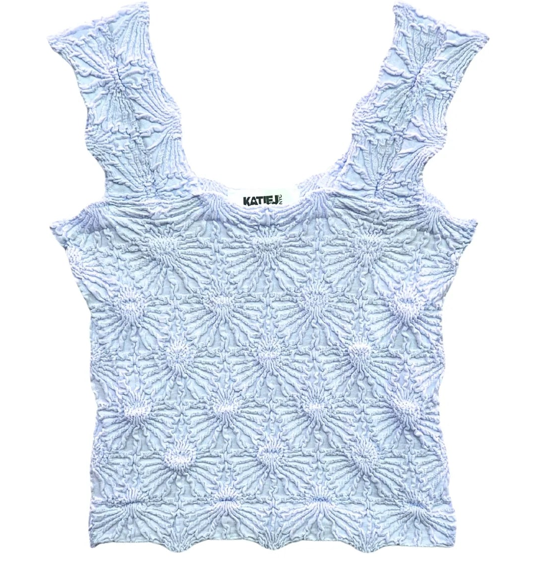 KatieJ NYC Tween Maizie Top - Baby Blue