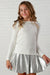 Mia New York Silver Pleated Skirt