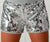 Mia New York Silver Sequin Short