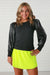 Mia New York Neon Yellow Pleated Skort * Built In Shorts*