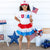 Sweet Wink Patriotic Stars Petal Tutu Skirt