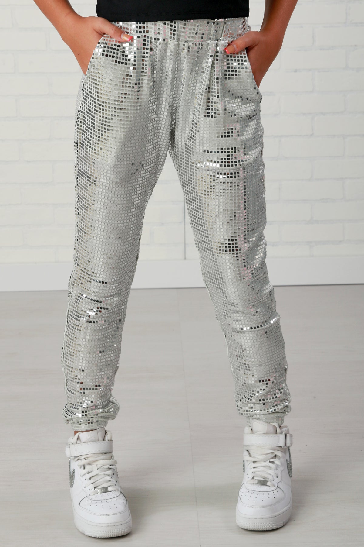 MIA New York Silver Disco Pant