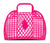Iscream Large Jelly Bag - Neon Pink