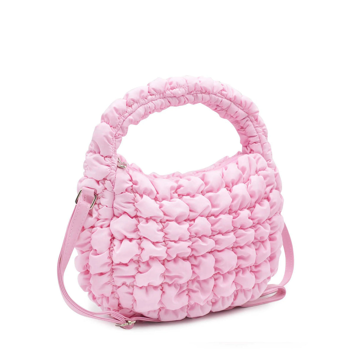 Bolsa de lona mediana transparente esmaltada &#39;Beach&#39;