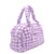 Bolsa de lona mediana transparente esmaltada 'Beach'