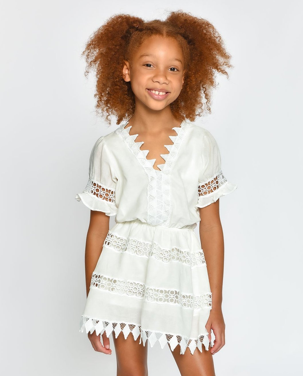 Girls White Dresses| Girls Beach Dress | Tween Girls Dresses X-Small 4/6 Girls White Dresses| Girls Beach Dress | Tween Girls Dresses X-Small 4/6