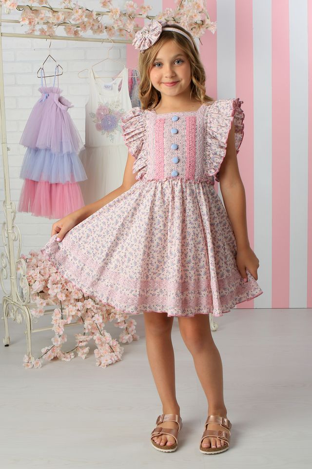 ¡Oh! ¡La, la! Vestido Dyanna azul cielo de alta costura