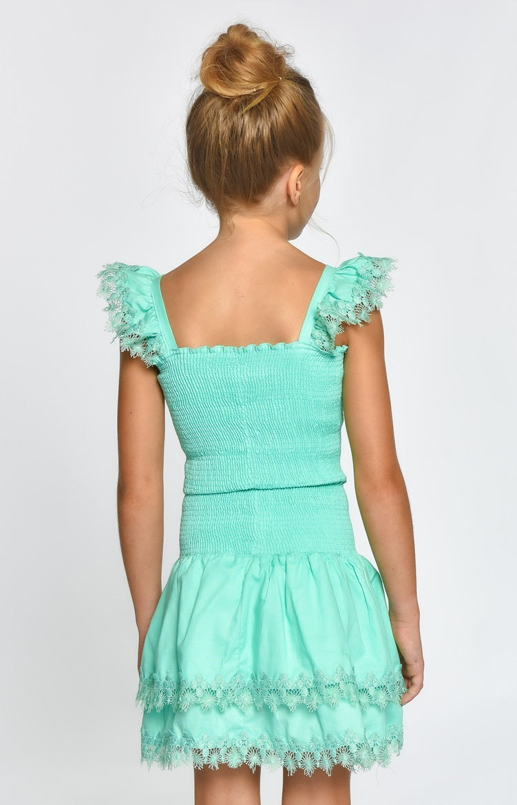 Little Peixoto 2pc Mariel Skirt Set- Mint Crush * Preorder *