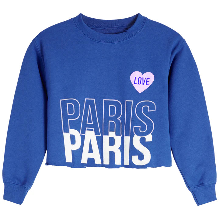 Prince Peter Blue Paris Heart Sweatshirt