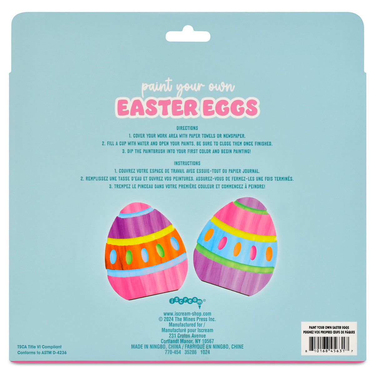Iscream Paint Your Own Easter Egg Gift Set