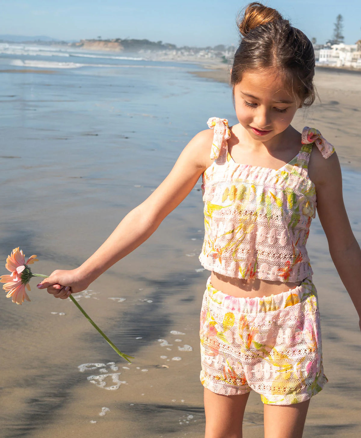 PQ Kids 2pc Petal Lainey Lace Set