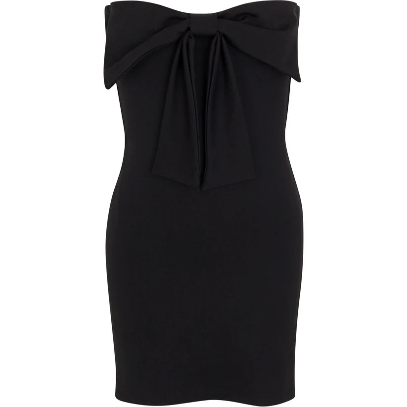 Gold Rush NYC Tween Black Teddie Dress