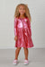 Petite Hailey Star Disco Dress - Pink