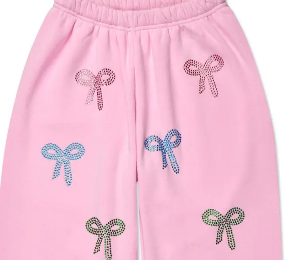 Iscream sparkling bows jogger sweatpants