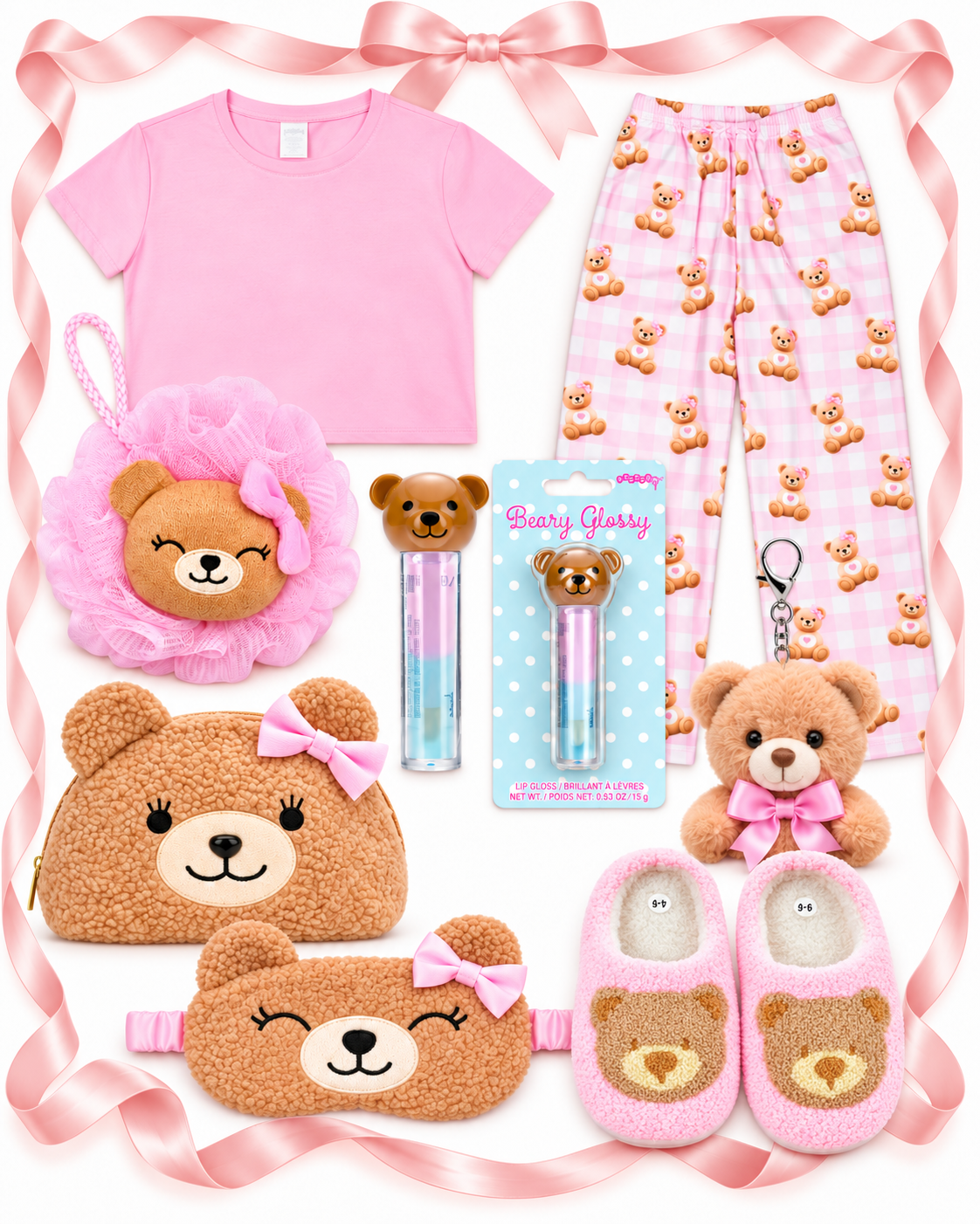Iscream Beary Coquette Plush Pants