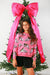 Queen Of Sparkles Kids Pink Vintage Truck & Holiday Tree Sweatshirt