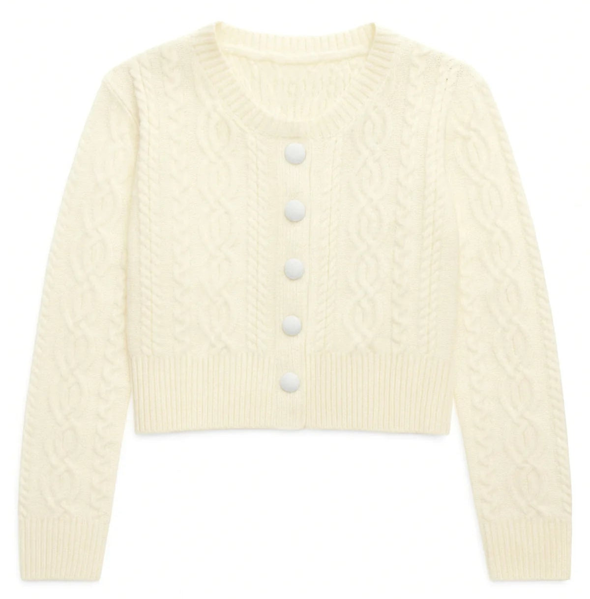 KatieJ NYC Remi Cable Knit Cardigan