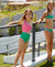 Bikini deportivo con bordado de arcoíris Kelly Ireland de PQ Kids