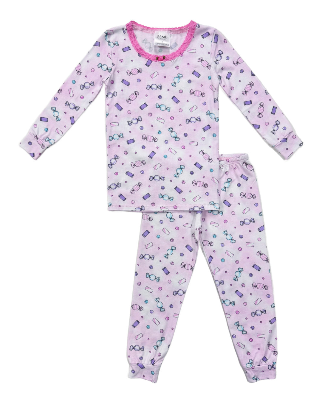 Esme Girls 2pc Pajama Set- Girl Candy