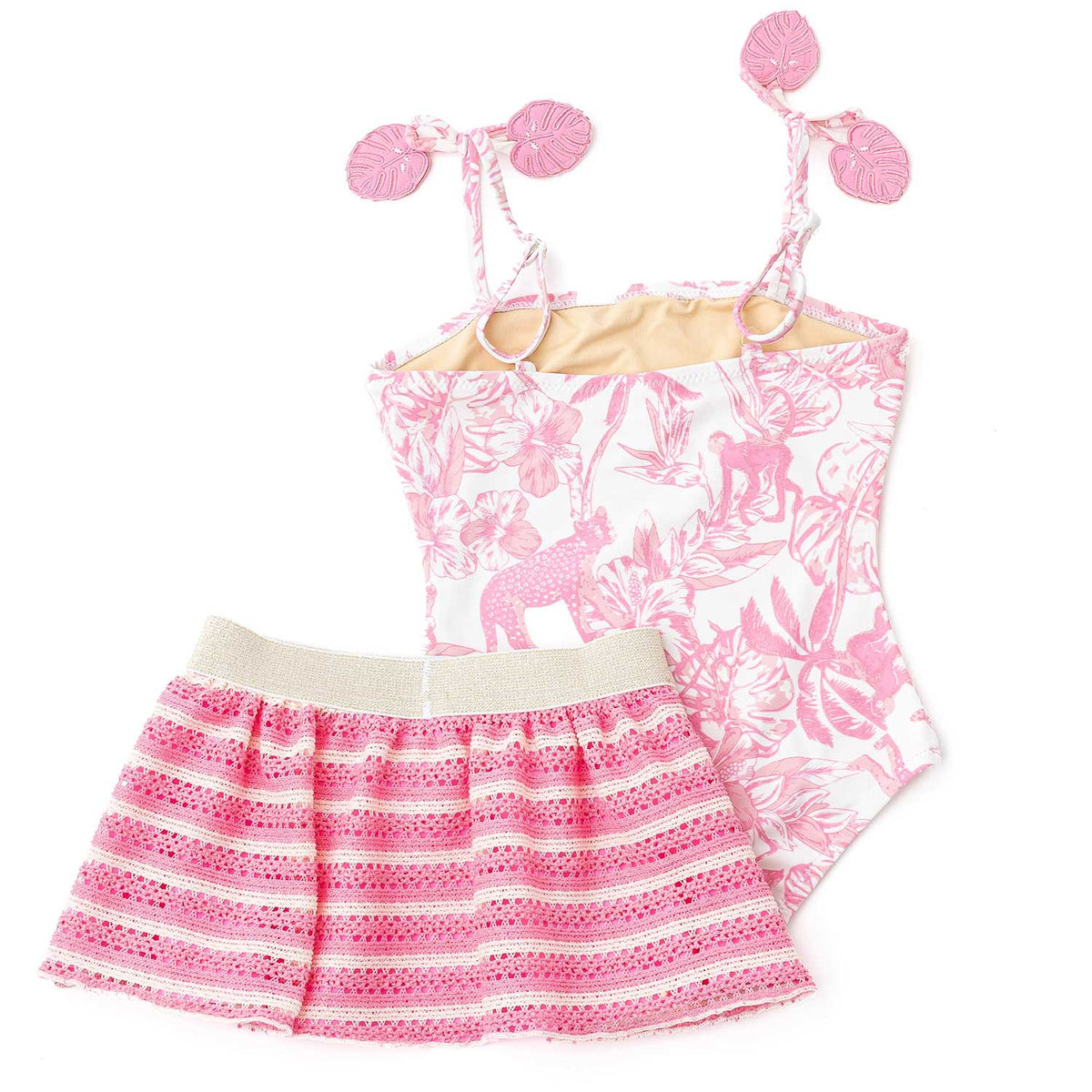 Shade Critters 1pc Swimsuit &amp; Skirt Set - Pink Paradise