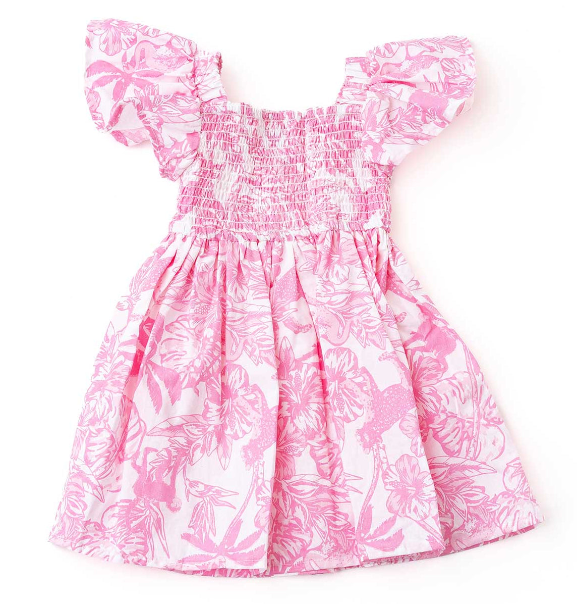 Shade Critters Smocked Dress - Pink Paradise