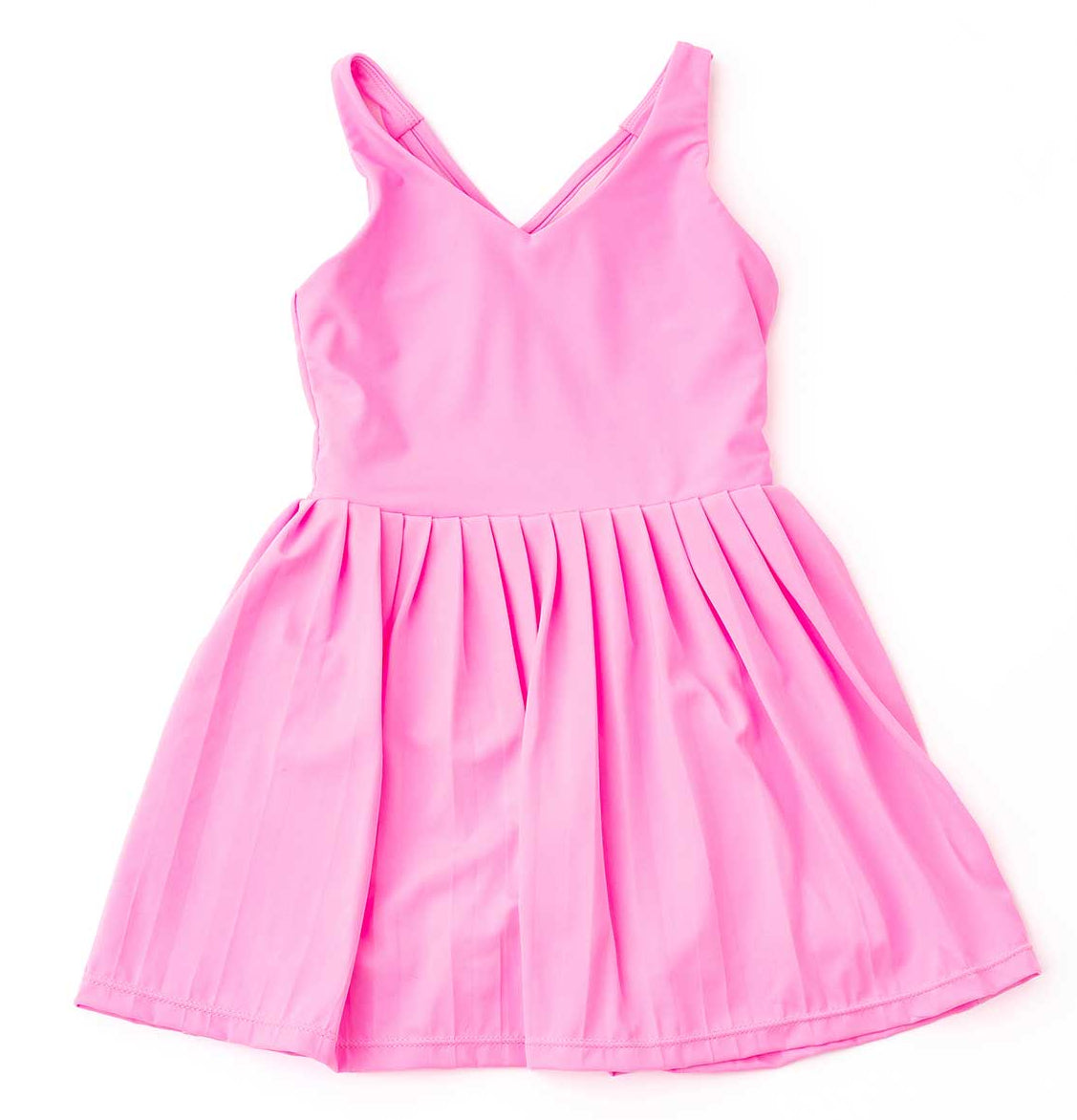 open lace back dress Girls Athleisure- Girls Athletic Dresses