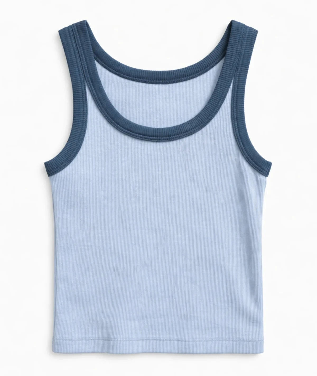 KatieJ NYC Tween Spencer Tank- Serene Blue