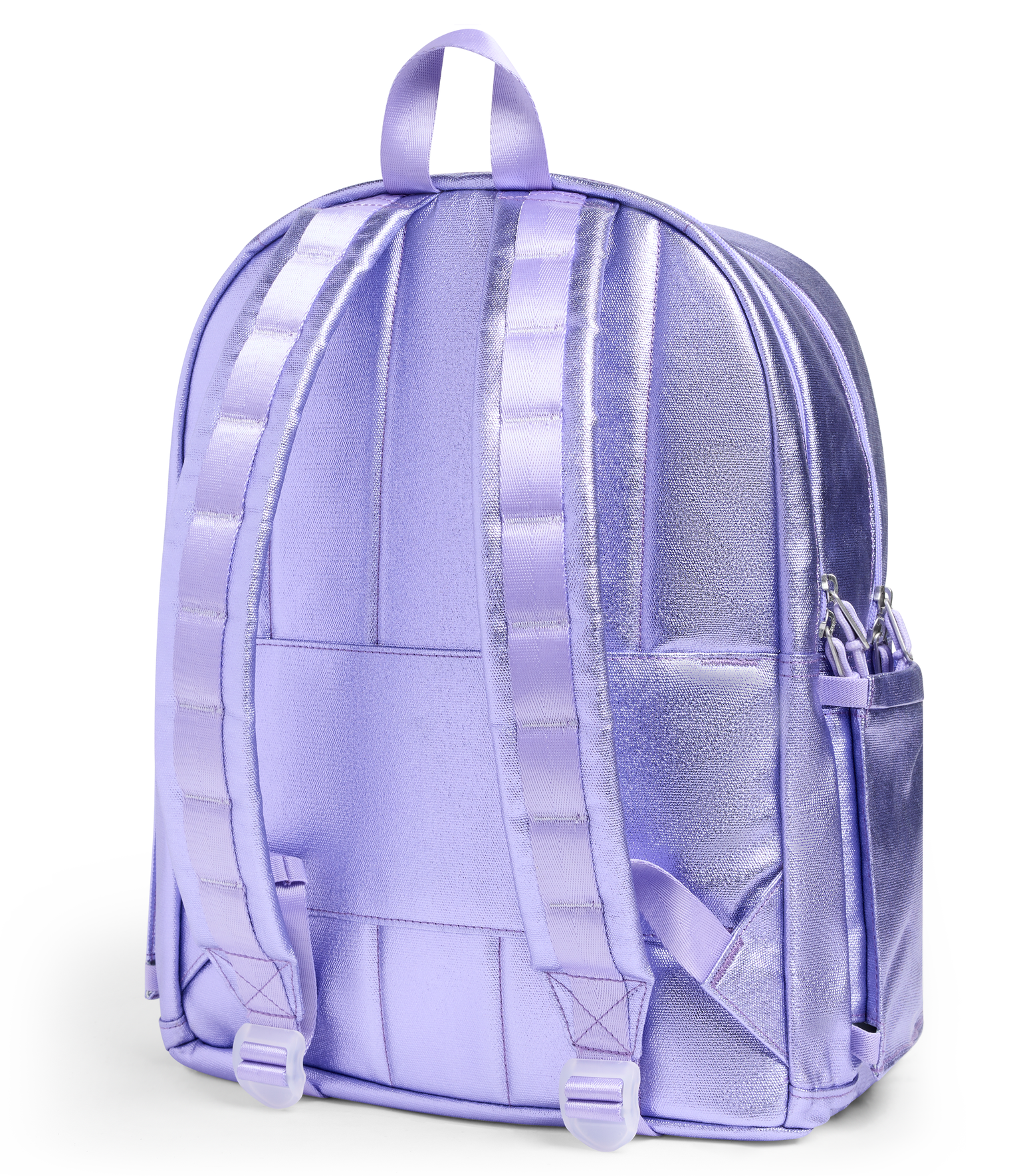 Back view of the STATE Bags Kane Double Pocket Backpack with padded adjustable shoulder straps designed for comfortable all-day wear.