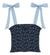 KatieJ Sunny Tie Top, Blue Mini Toile