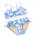 Shade Critters Blue Floral 2pc Swimsuit