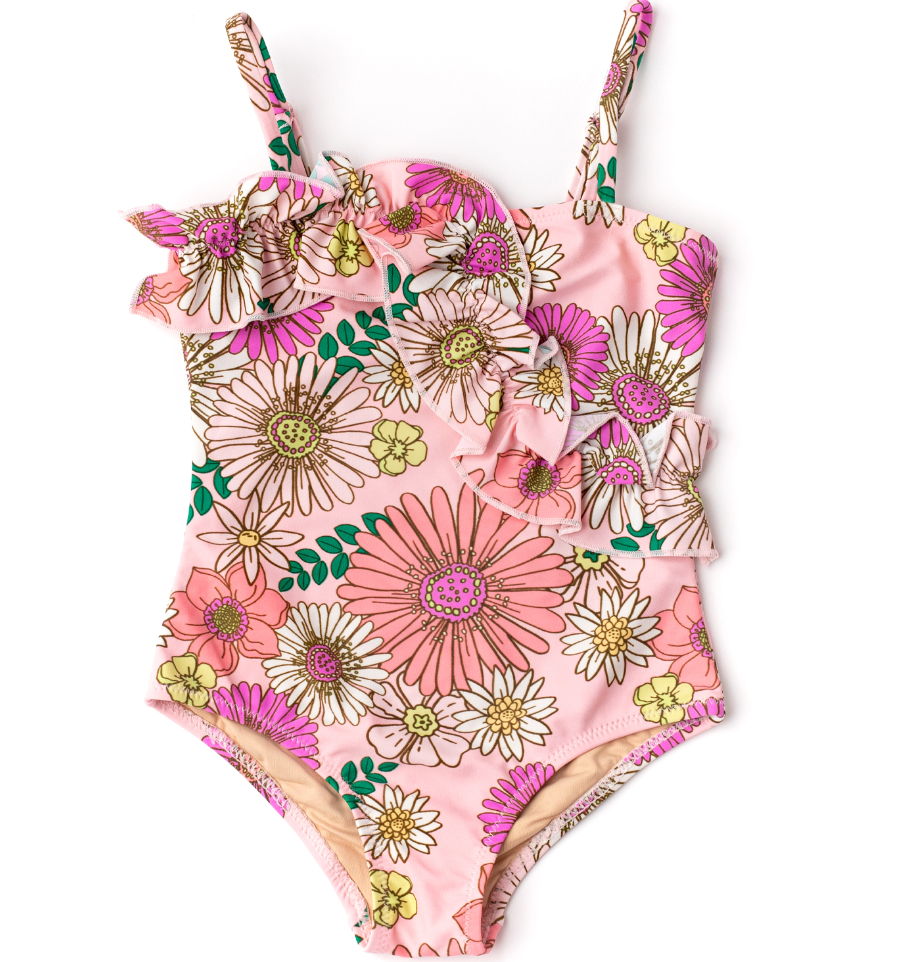 Shade Critters Retro Blossom 1pc Swimsuit