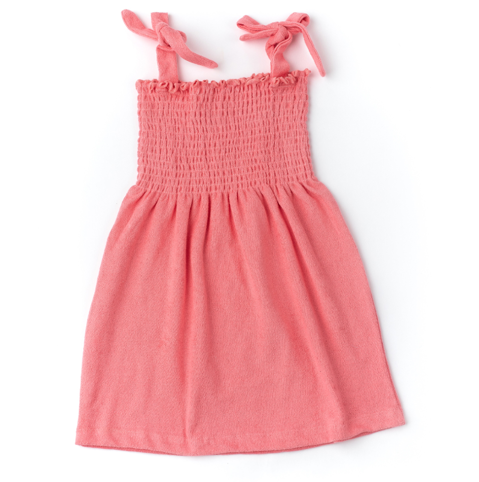 Shade Critters Terry Dress - Coral