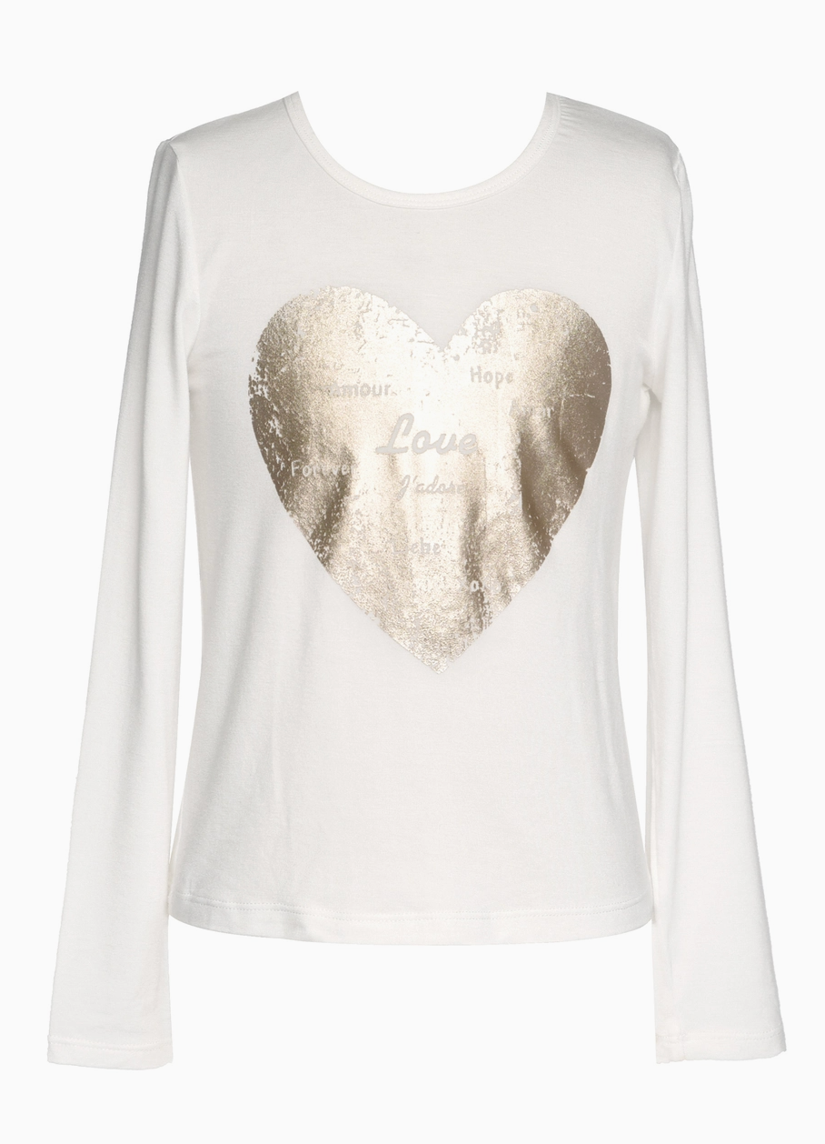 Baby Sara / Hannah Banana Foil Heart Graphic Tee