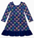 Navy Menorah Print Lounge Dress * Preorder *