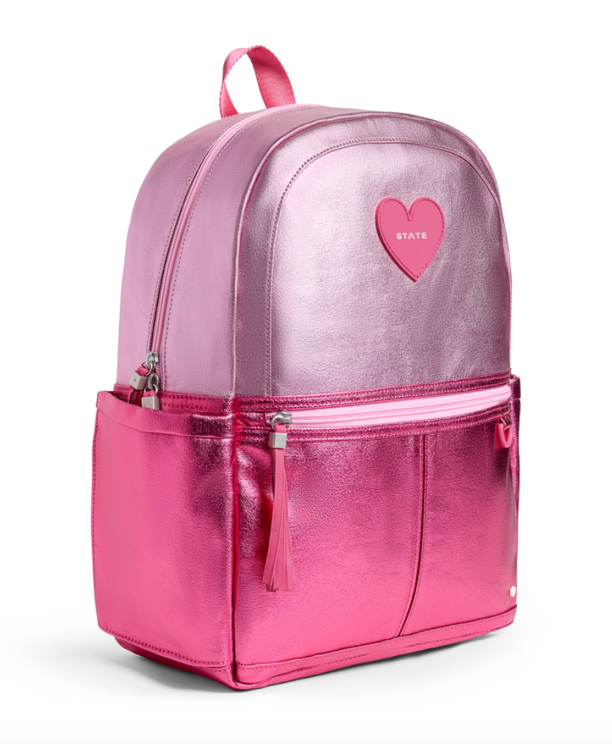 State Bags Kane Kids 15" Backpack - Pink/Hot Pink Colorblock