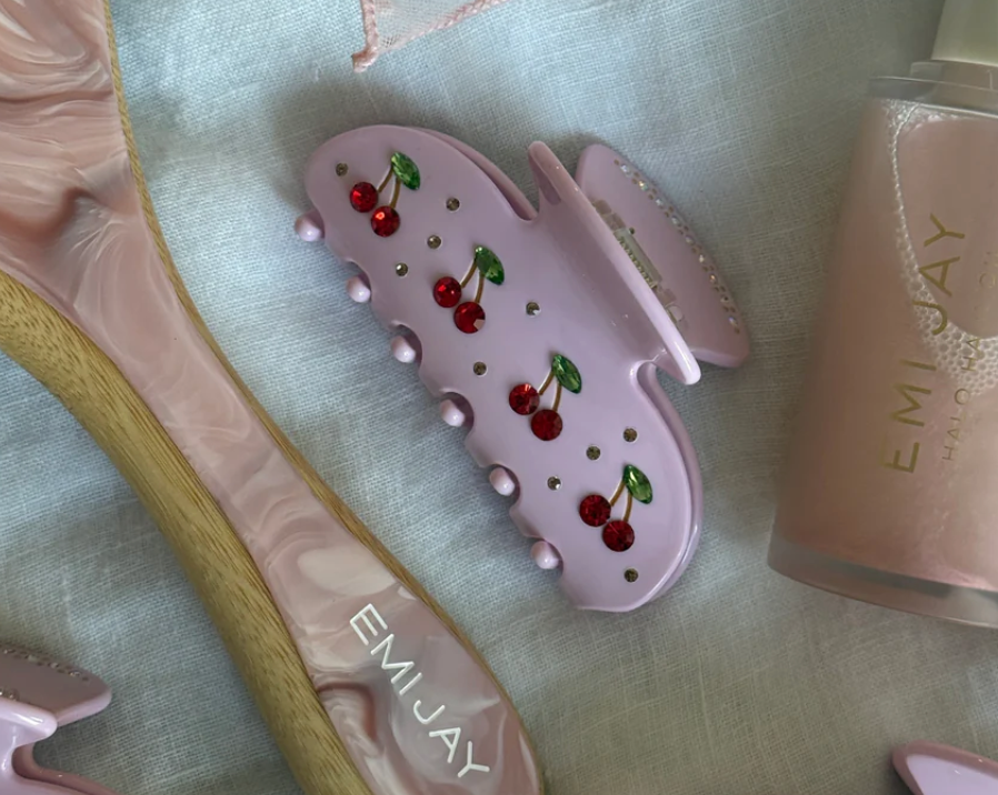 Emi Jay Sweetheart Clip - Pink Cherry Pie