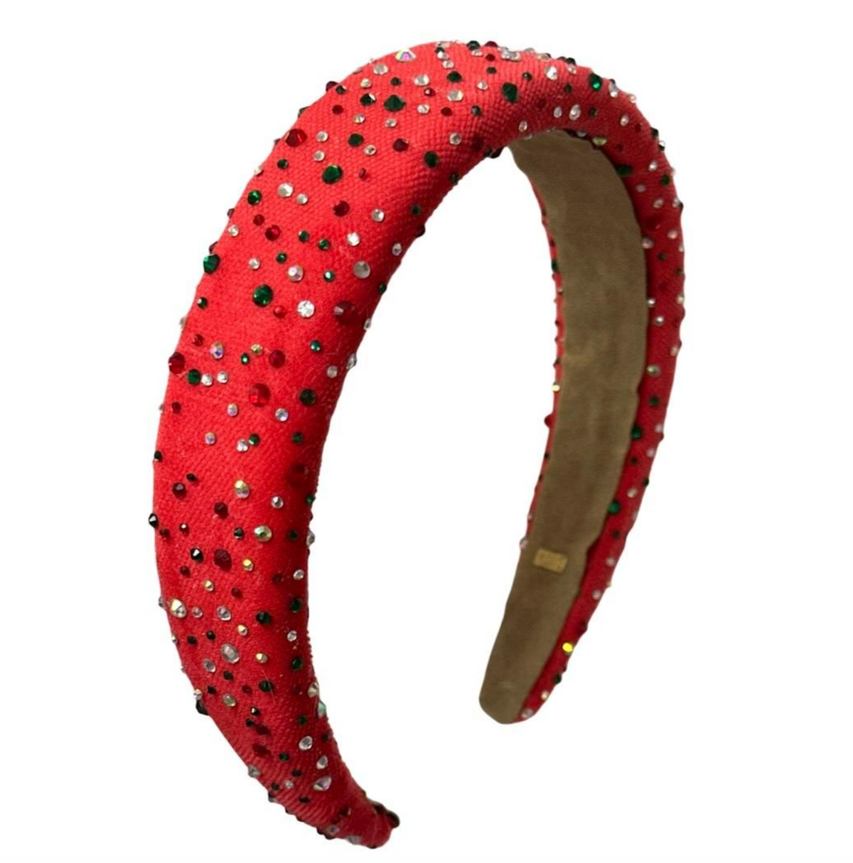 Bari Lynn Padded Jewel Sprinkled Headband - Holiday