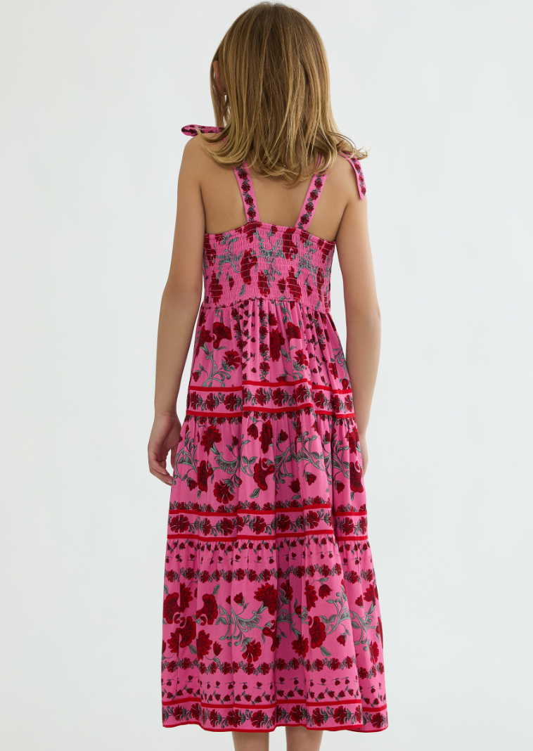 Beach Riot Kids Little Charlotte Dress  - Redwood Floral